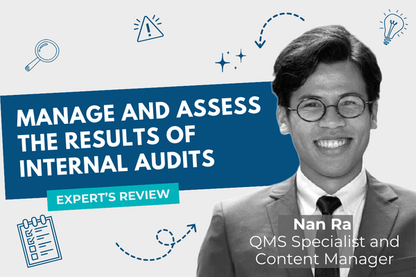 Manage and assess the results of internal audits